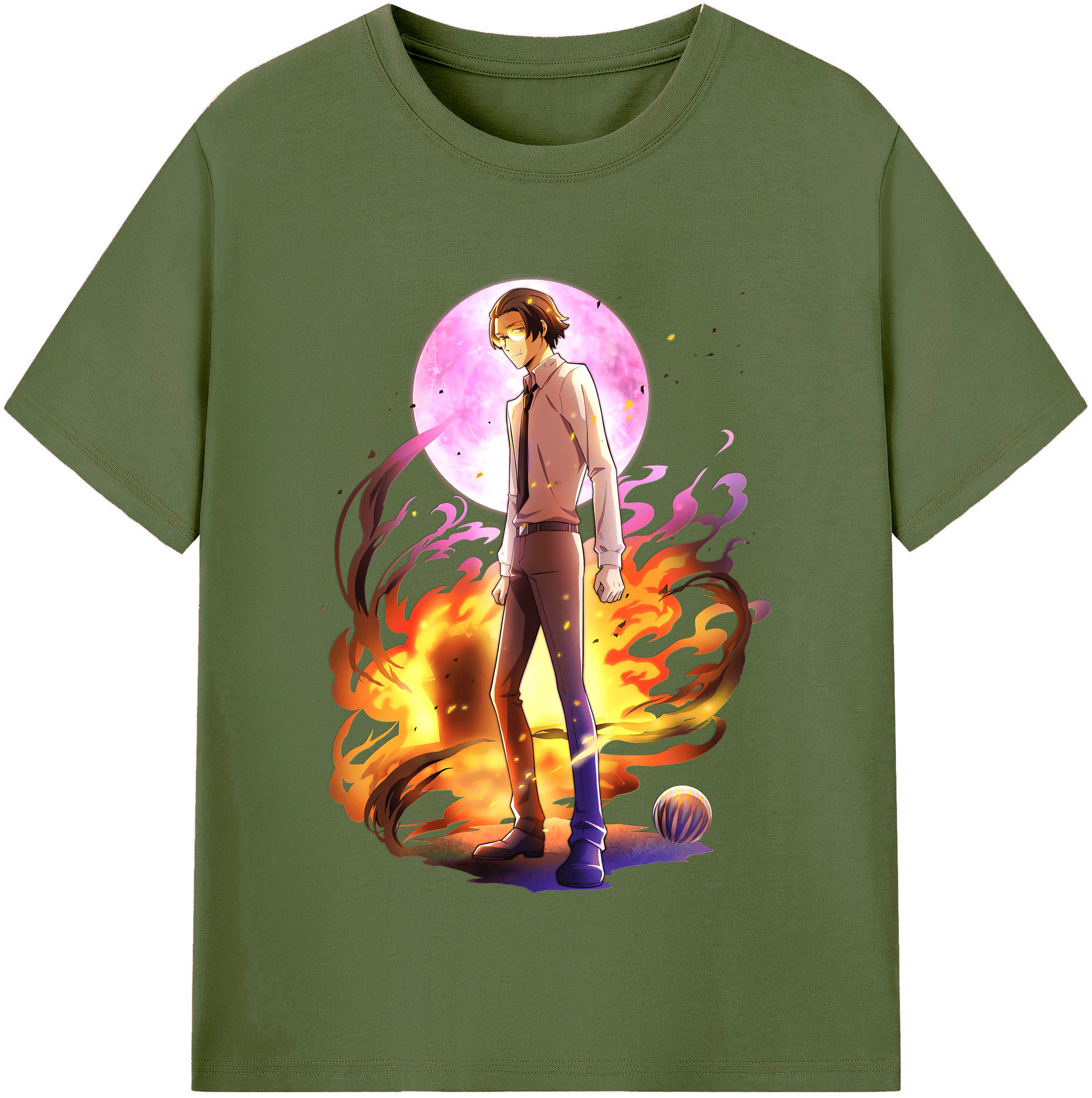 （画像用） 文豪ストレイドッグス Bungo Stray Dogs 綿100％半袖Tシャツ（フロントプリント）